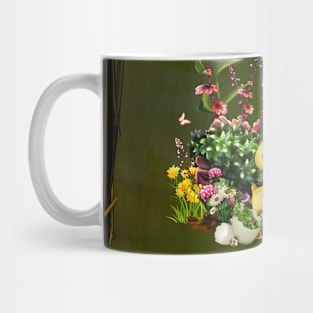 Sweet easter design with chicken Mug